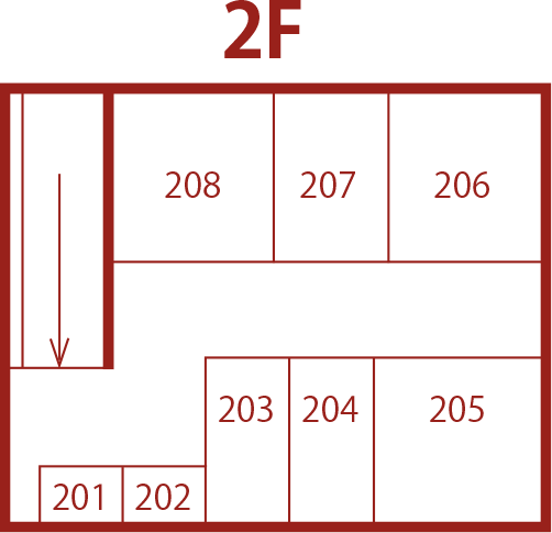 エール徳島町店 2F平面図 エール徳島町店 平面図
