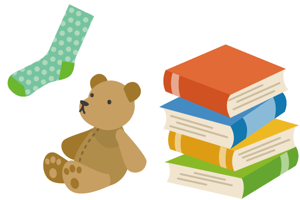 衣類・本・思い出の品